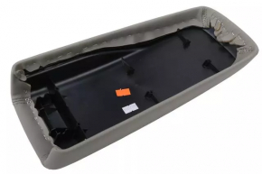 Rear console armrest assembly Chevrolet Volt 13-15 beige leather, scratches, dry cleanable