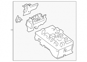 Chevrolet Volt 16- Underhood Fuse Box