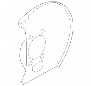 Brake Disc Cover Front Left Nissan Leaf 18-