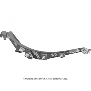 Left wiper grille seal Chevrolet Trax 17-22