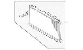 Subaru Outback 10-14 3.6" Water Cooling Radiator