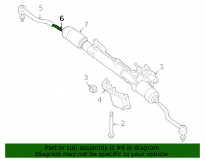 Left steering rod for Nissan Altima 2007-2012