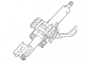 Steering column Nissan Rogue 21-24 US built