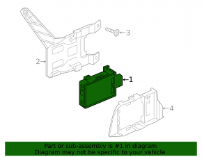Blind Spot Sensor (BSM) front right Audi E-Tron 19-23