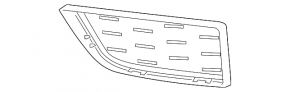 Front bumper lower grille trim right BMW X3 G01 18-21 inner, M Sport