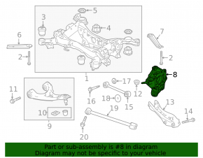 Rear left axle Acura MDX 14-16 pre-restoration FWD