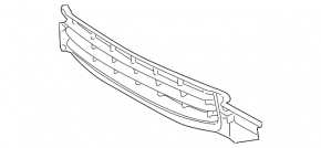 Lower grille of front bumper Lexus CT200h 11-13 prerest, broken