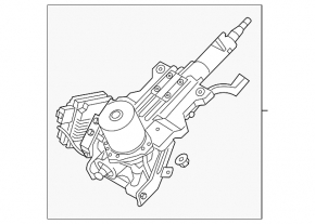 Steering column Hyundai Sonata 11-15 euro, under start-stop