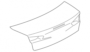 Mitsubishi Lancer 10-17 trunk lid