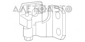 Door hinge upper front right Alfa Romeo Giulia 17-