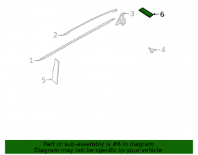 Door trim side rear left Kia Forte 19-24 4d rear
