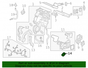 Heater Resistor Acura MDX 14-20