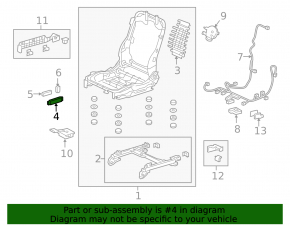 Honda Accord 13- Passenger Seat Control