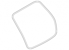Rubber seal for the Audi Q3 83A 19-25 trunk lid