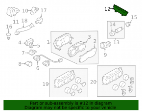 Information display Subaru Forester 17-18 SJ