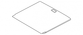 Hyundai Tucson 22-25 black trunk floor