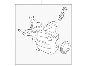Rear right support VW Jetta 19- electric