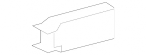 Left front bumper reinforcement fang for Mercedes A-class V177 19-22