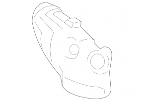 Exhaust manifold protection upper Mercedes CLA 250 14-19