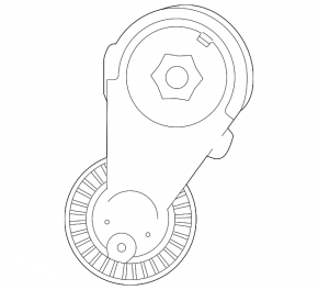 Mitsubishi Outlander 22-25 2.5 inch drive belt tensioner roller