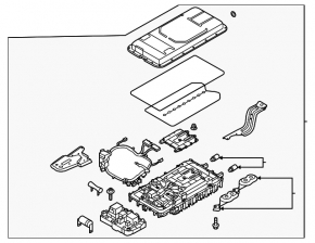Ford Escape MK4 20-22 Hybrid 71kV Battery Assembly