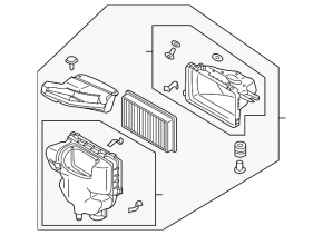 Air Filter Housing Infiniti FX35 03-08