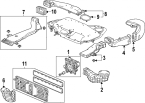 Honda CRV 23-25 HEV VVB engine air duct