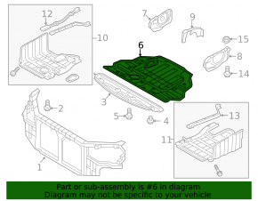 Engine protection Hyundai Sonata 11-14 hybrid