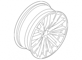 Wheel disk R19 8J ET30 BMW 5 G30 17-23 Style 635, light curb