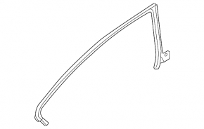 Front left glass seal for VW CC 08-17 on the body