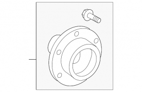 Front left hub Toyota Sequoia 08-16 AWD GSP
