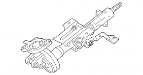 Steering column Toyota Rav4 13-18 with EPS