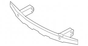 BMW 4 Series G22 G26 21-25 Front Bumper Reinforcement Without M Sport Design, Bumper Support