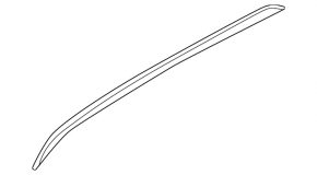 Roof rail right BMW X3 G01 18- black
