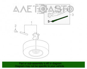 Wheel spanner with extension Dodge Durango 11-21