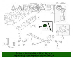 Fuel filler cap Chrysler 200 15-17 E85