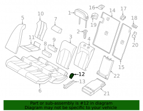 BMW i4 22-26 rear row Isofix plug black