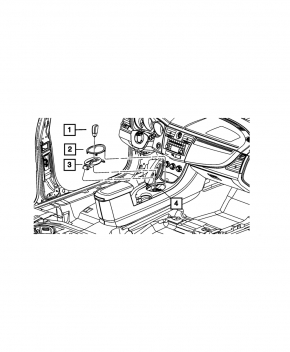 Chrysler 200 11-14 Gearbox Shifter