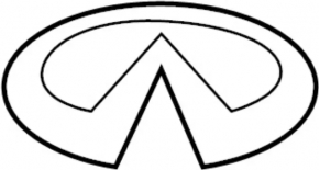 Infiniti QX30 17-19 Grille Emblem