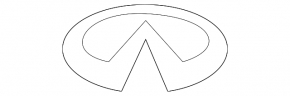 Infiniti QX30 17-19 Grille Emblem