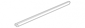 Inner glass seal for rear left door VW Touareg 11-17