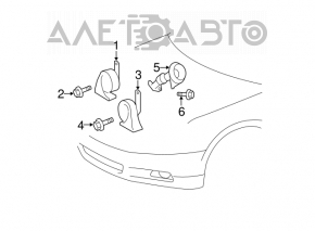 Toyota Avalon 2005-2012 alarm siren