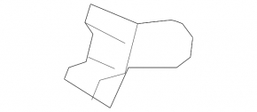 Front Bumper Bracket Outer Left Hyundai Santa FE Sport 17-18 Rest