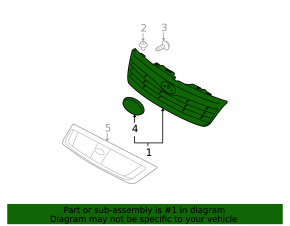 Subaru Forester 11-13 grille