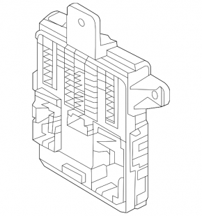 Fuse box under the dashboard Hyundai Santa Fe 17-18