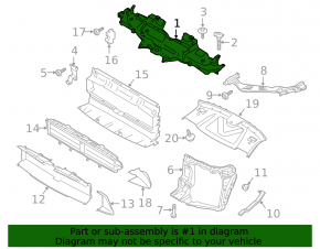 Upper TV bar for Porsche Macan 17-24 2.0T