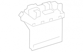 Mercedes W211 Underhood Fuse Box