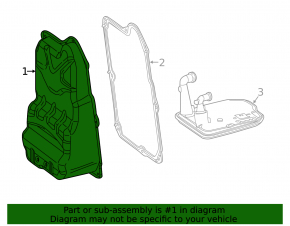 Oil pan Mercedes A-class V177 19-22