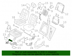 Driver Side Seat Memory Control Module Ford Flex 13-