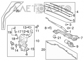 Mazda3 MPS 09-11 Windscreen Wiper Linkage